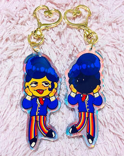Wally Darling Keychain