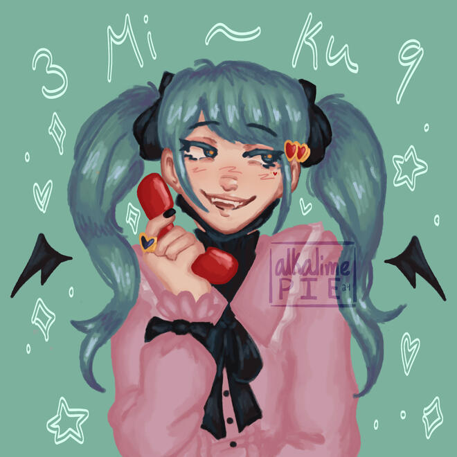 Vampire Miku Fanart